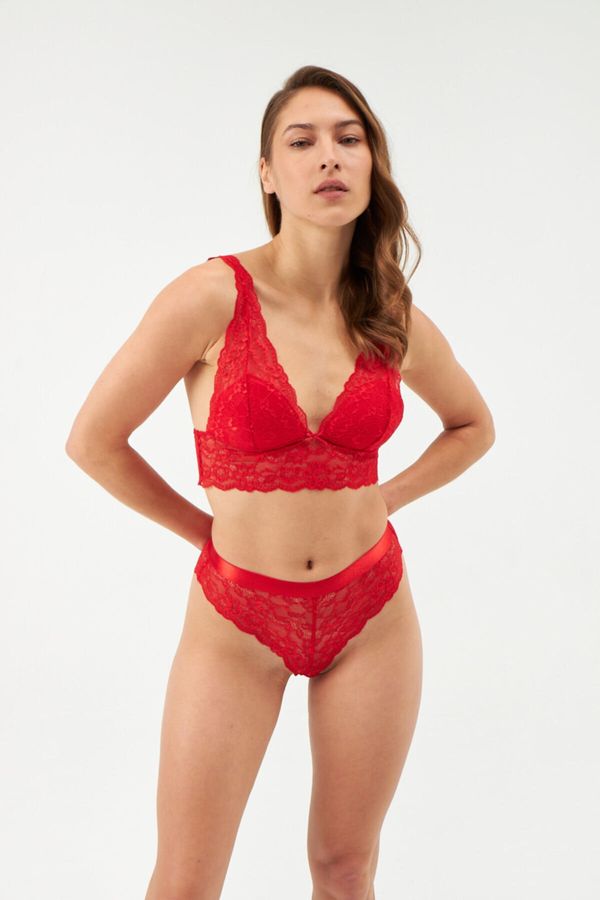 Dagi Dagi Bra - Red - Plain