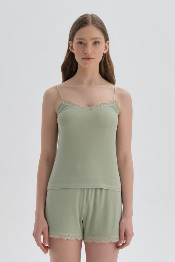 Dagi Dagi Camisole - Green - Fitted