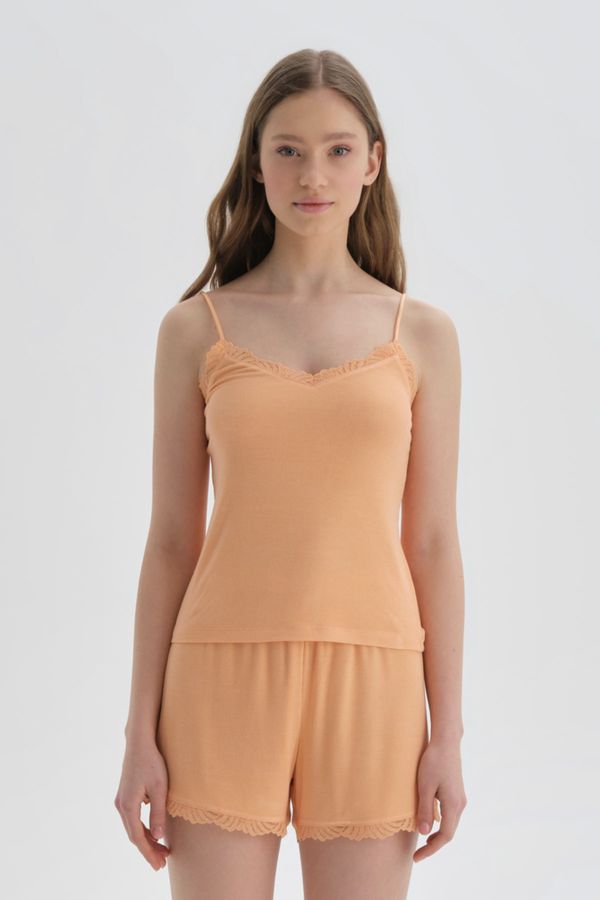 Dagi Dagi Camisole - Orange - Fitted