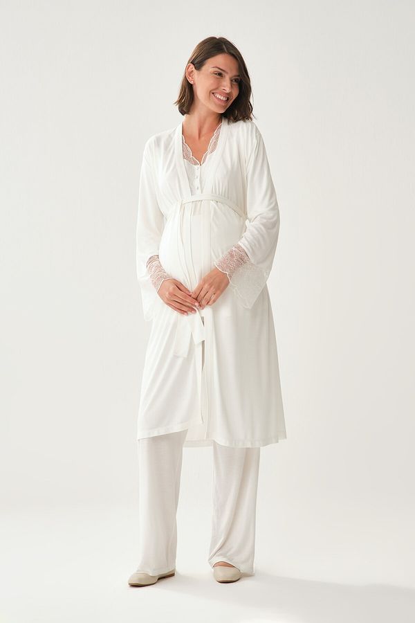 Dagi Dagi Dressing Gown - White