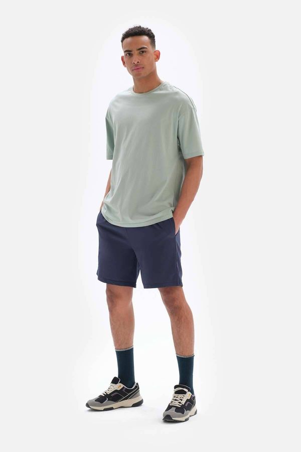 Dagi Dagi Navy Blue Men's Basic Tights Shorts