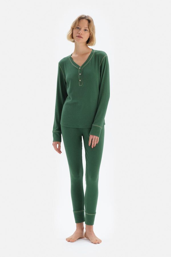 Dagi Dagi Pajama Set - Green