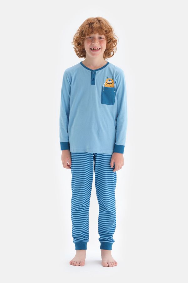 Dagi Dagi Pajama Set - Navy blue - Graphic