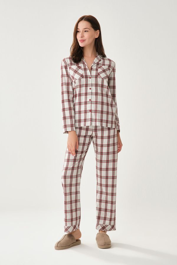 Dagi Dagi Pajama Set - Red - Plaid