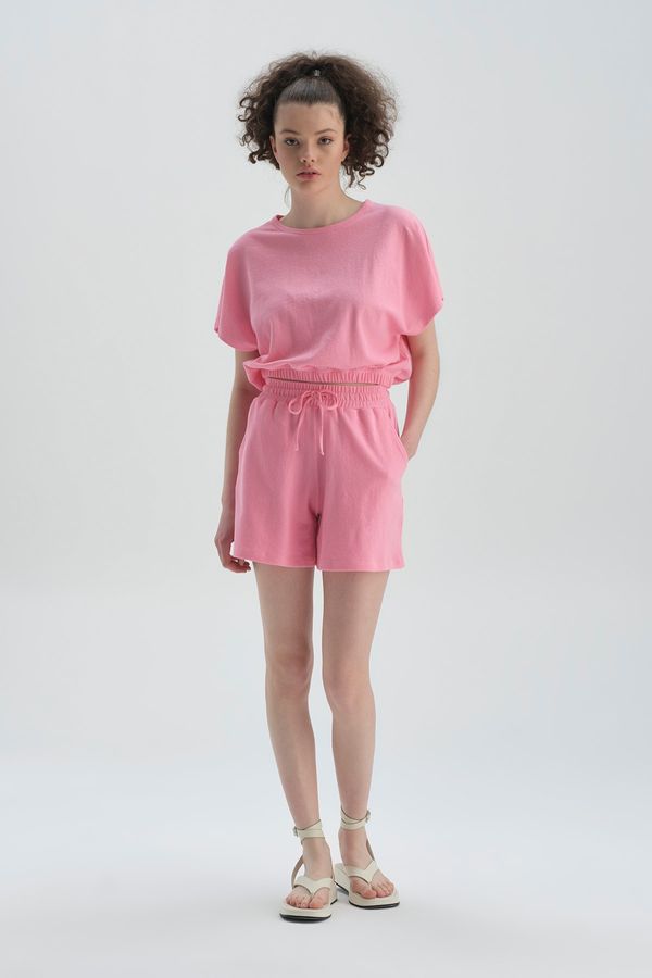 Dagi Dagi Shorts - Pink - Normal Waist