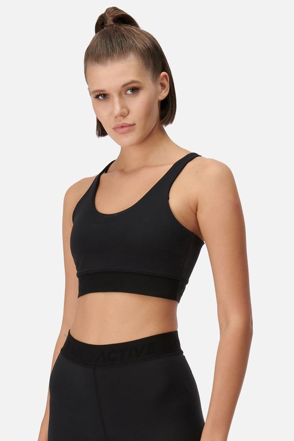 Dagi Dagi Sports Bra - Black - Plain