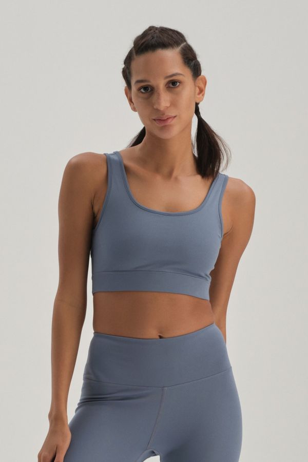 Dagi Dagi Sports Bra - Blue - Plain