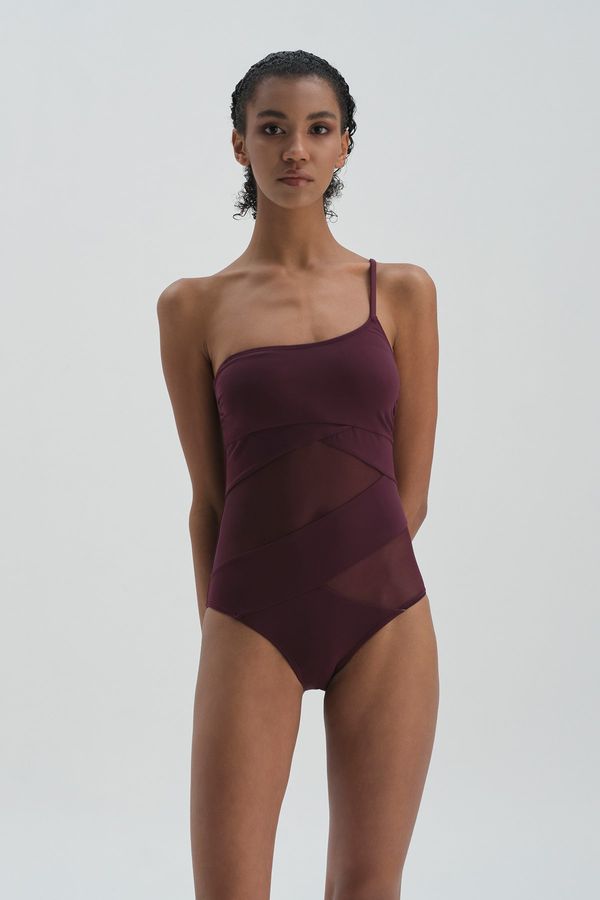 Dagi Dagi Swimsuit - Burgundy - Plain