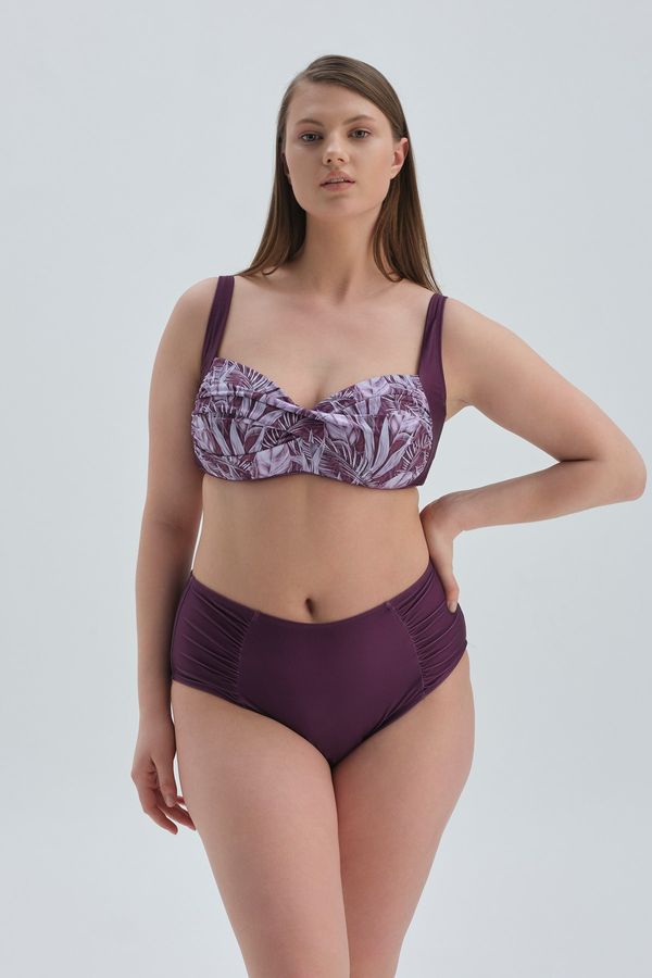 Dagi Dagi Underwear Set - Burgundy - Striped