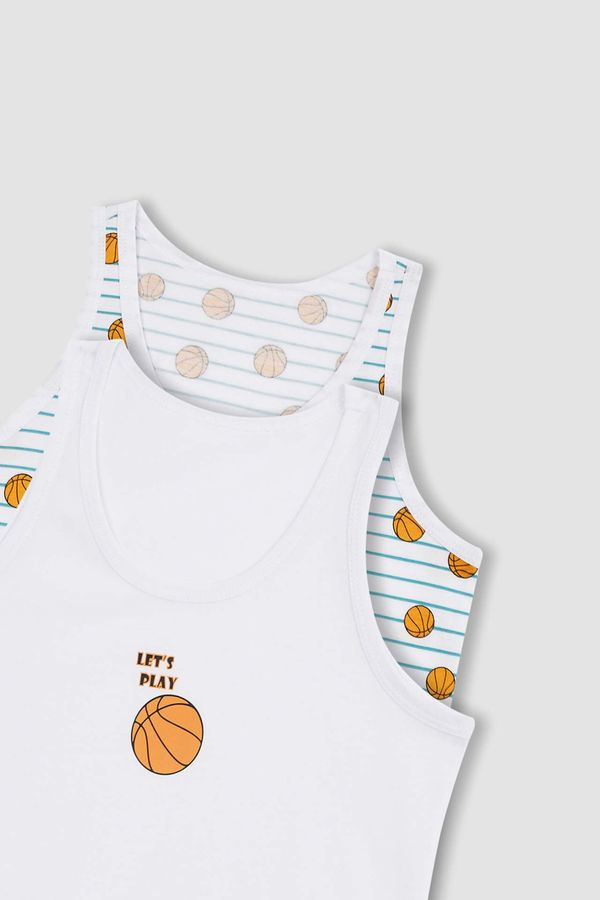 DEFACTO DEFACTO 2 Pack Regular Fit Basketball Print Vest
