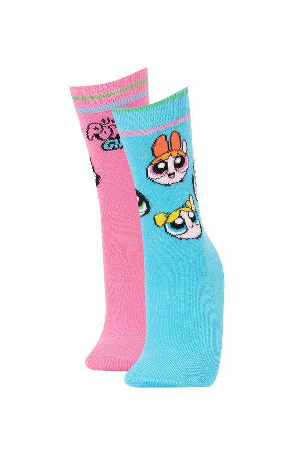 DEFACTO DEFACTO 2 piece PowerPuff Girls Licensed Long sock