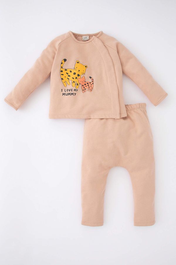 DEFACTO DEFACTO 2 piece Regular Fit Animal Print Set