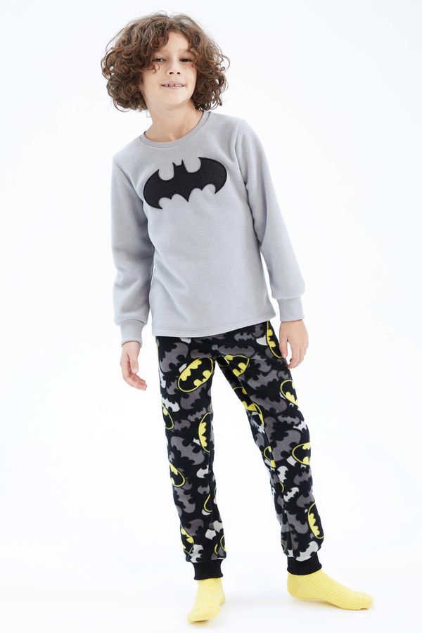 DEFACTO DEFACTO 2 piece Regular Fit Batman Licence Knitted Pyjamas