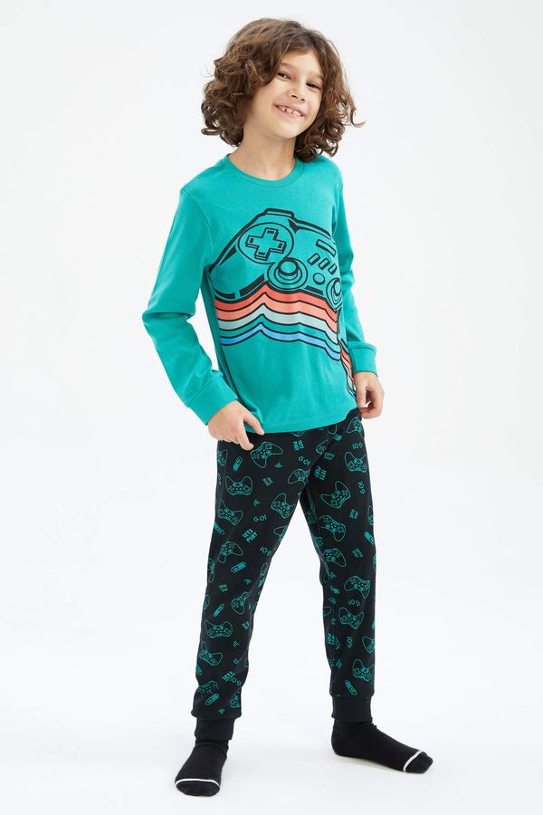 DEFACTO DEFACTO 2 piece Regular Fit Knitted Pyjamas