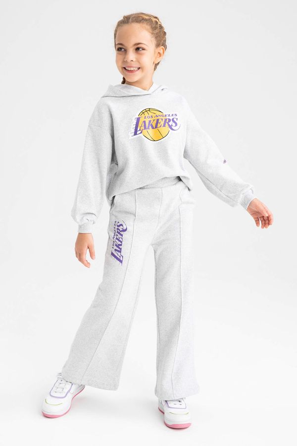 DEFACTO DEFACTO 2 piece Regular Fit NBA Los Angeles Lakers Licensed Knitted Set