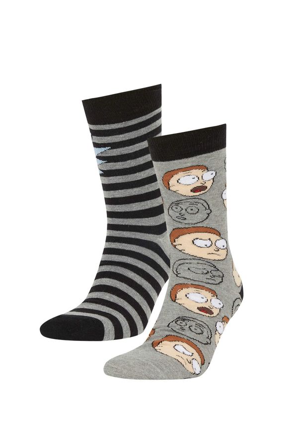 DEFACTO DEFACTO 2 piece Rick and Morty Licensed Long sock