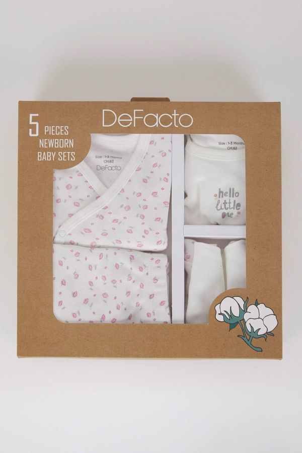 DEFACTO DEFACTO 5 Piece Regular Fit Slogan Set