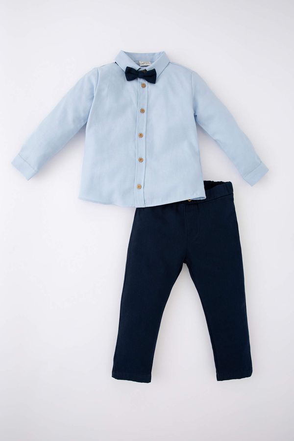DEFACTO DEFACTO Baby Boy Basic Shirt Pants Bowtie Suit