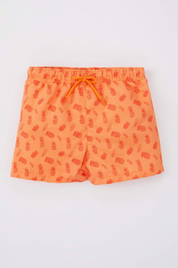 DEFACTO DEFACTO Baby Boy Fruit Patterned Swimming Shorts