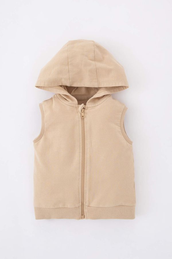 DEFACTO DEFACTO Baby Boy Hooded Sweat Vest