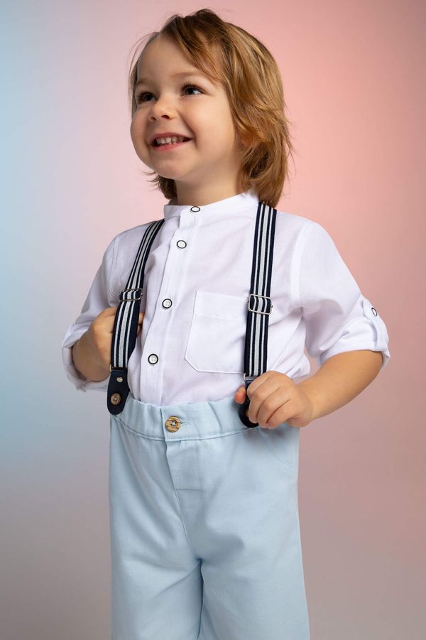 DEFACTO DEFACTO Baby Boy Regular Fit Basic Long Sleeve Shirt