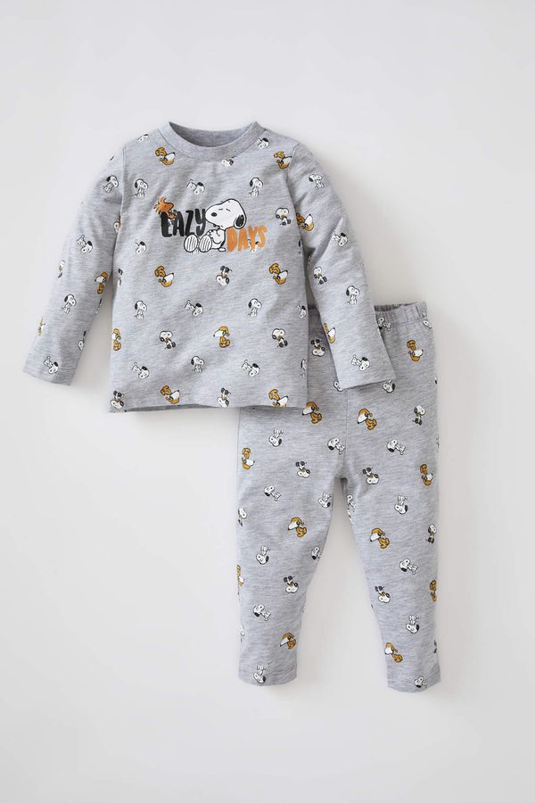 DEFACTO DEFACTO Baby Boy Snoopy Licensed Long Sleeve Pajamas Set