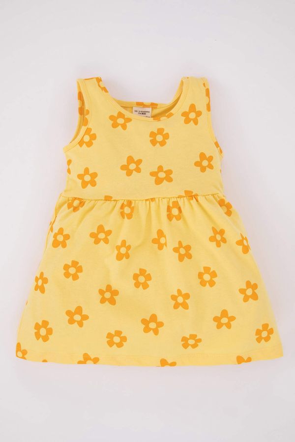 DEFACTO DEFACTO Baby Girl Floral Sleeveless Dress