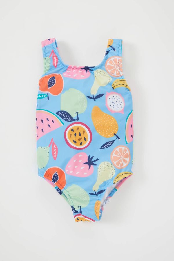 DEFACTO DEFACTO Baby Girl Fun Printed Swimwear