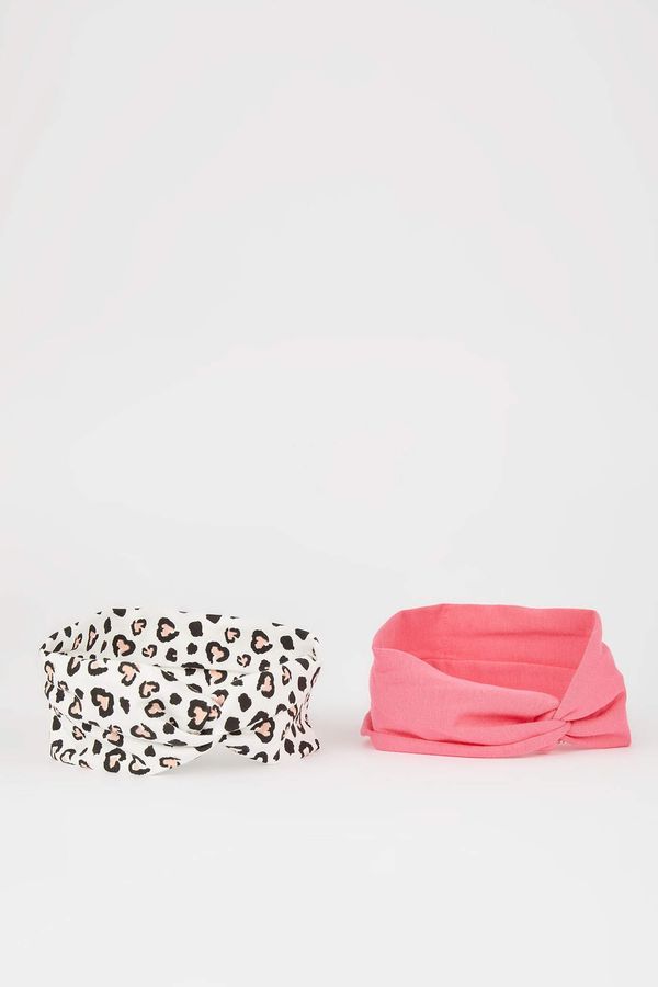 DEFACTO DEFACTO Baby Girl Leopard Pattern 2-Pack Headband