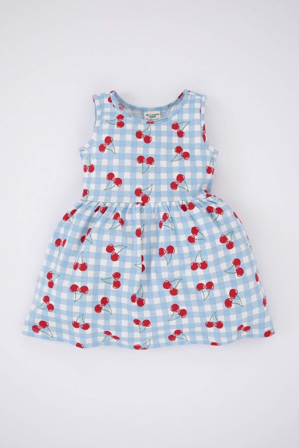 DEFACTO DEFACTO Baby Girl Patterned Sleeveless Dress