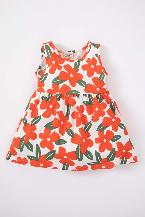 DEFACTO DEFACTO Baby Girl Patterned Sleeveless Dress