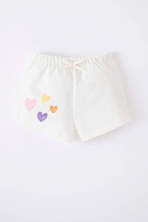 DEFACTO DEFACTO Baby Girl Regular Fit Sweatshirt Fabric Shorts