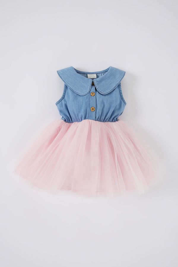 DEFACTO DEFACTO Baby Girl Sleeveless Jean Dress