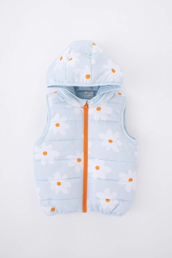 DEFACTO DEFACTO Baby Girls Water Repellent Hooded Inflatable Vest