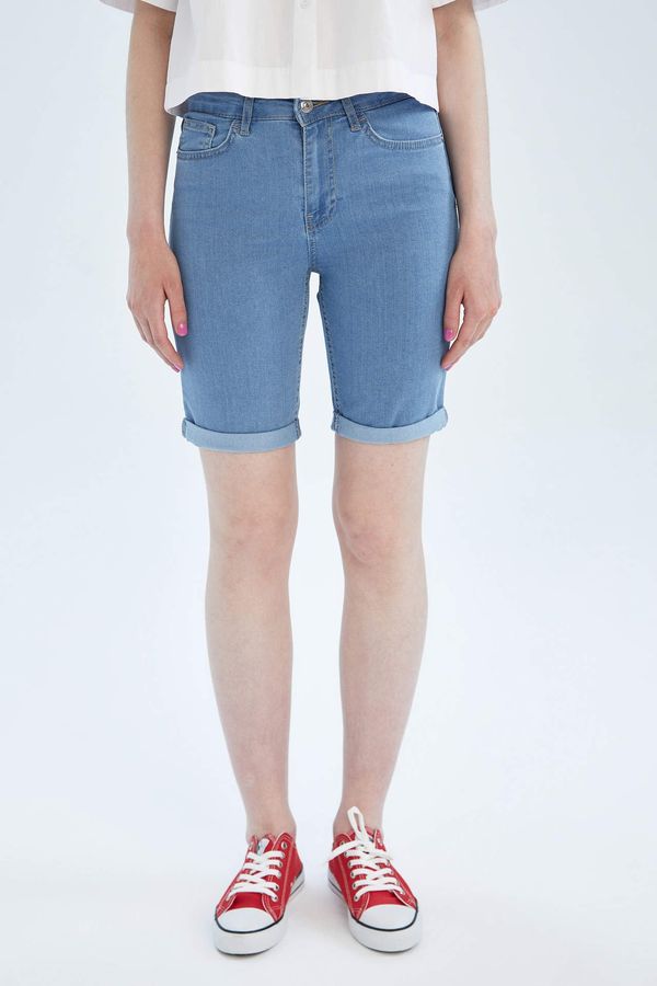 DEFACTO DEFACTO Basic Crop Jean Shorts