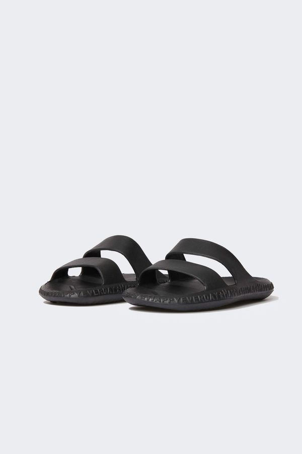 DEFACTO DEFACTO Basic Double Band Slippers