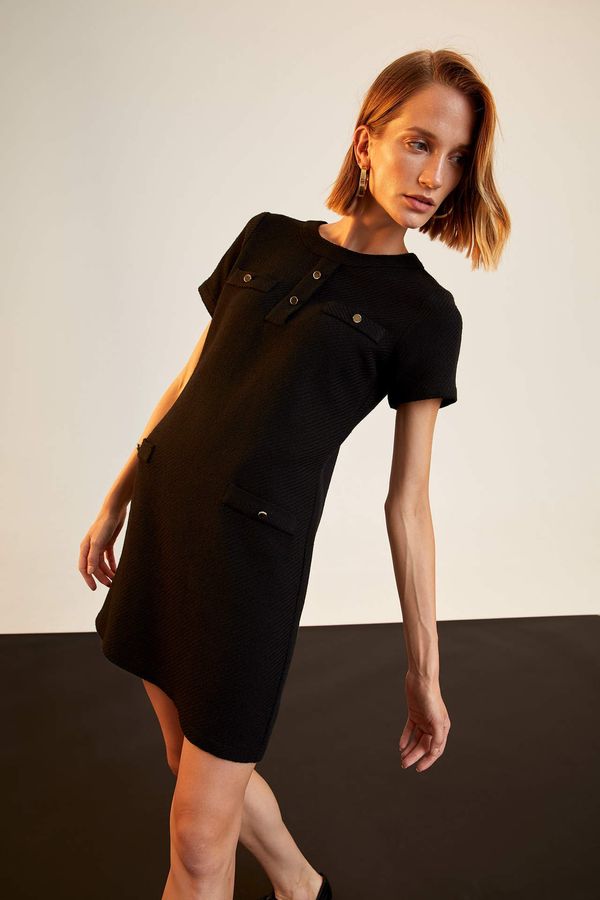 DEFACTO DEFACTO Basic Short Sleeve Mini Dress