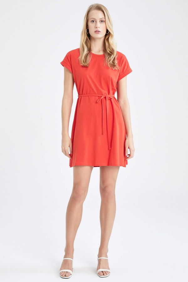 DEFACTO DEFACTO Basic Short Sleeve Mini Dress