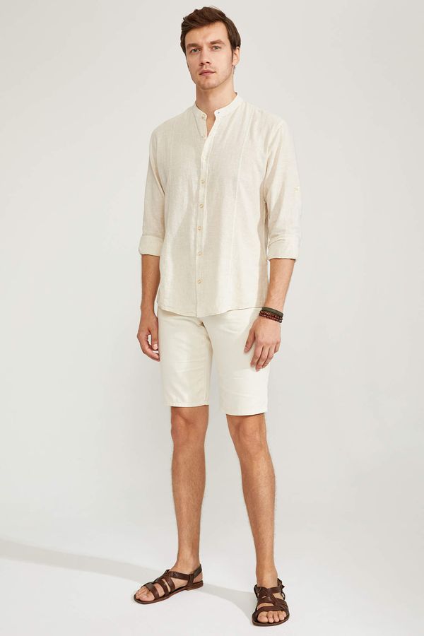 DEFACTO DEFACTO Basic Slim Fit Bermuda Shorts