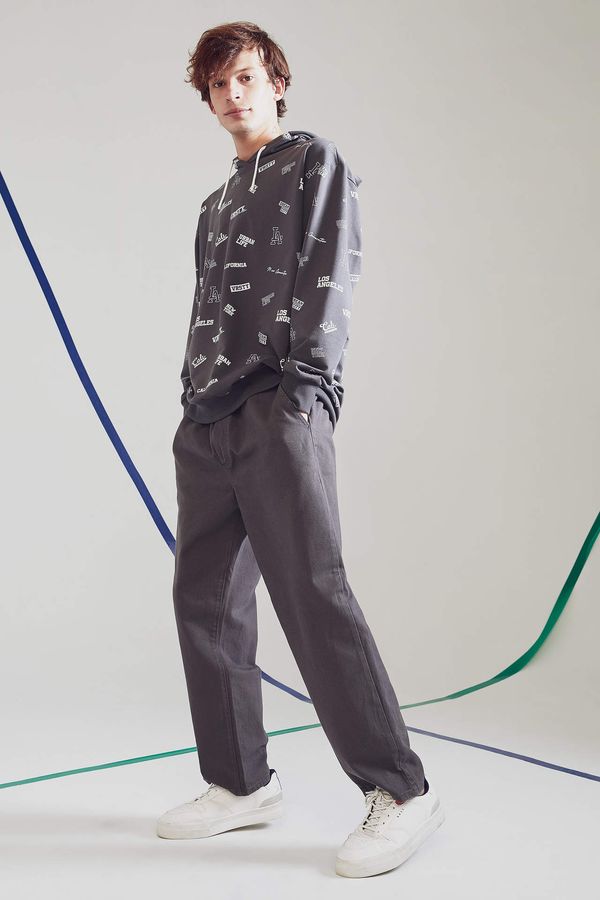 DEFACTO DEFACTO Basic Wide Leg Woven Trousers