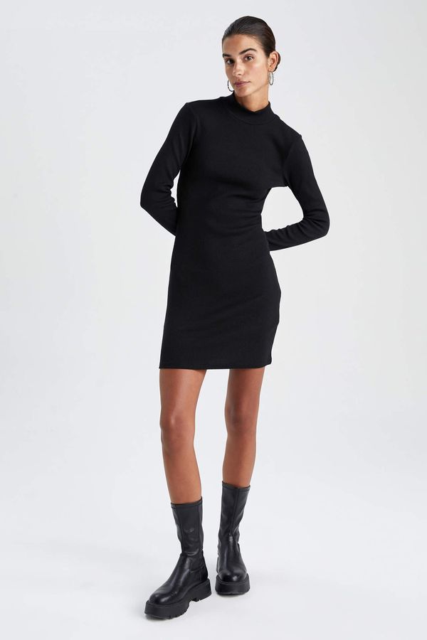 DEFACTO DEFACTO bodycon Long Sleeve Mini Long Sleeve Knitted Dress
