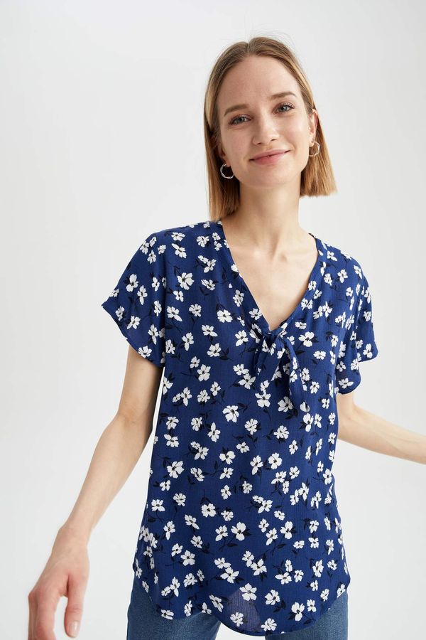 DEFACTO DEFACTO Bow-Knot Accented Blouse
