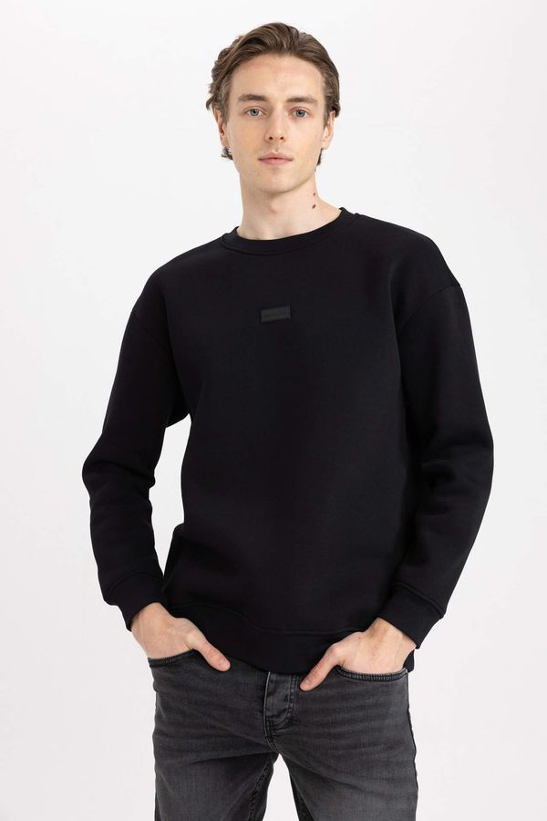 DEFACTO DEFACTO Boxy Fit Crew Neck Sweatshirt