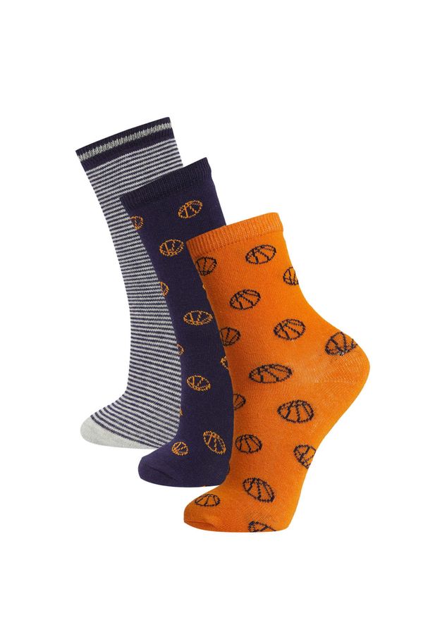 DEFACTO DEFACTO Boy 3 Pack Cotton Long Socks