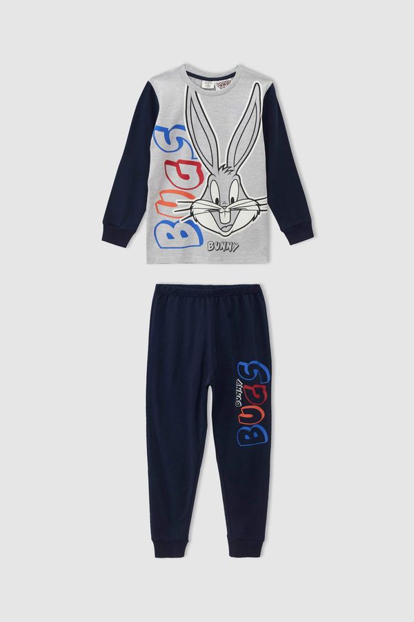 DEFACTO DEFACTO Boy Bugs Bunny Licenced Long Sleeve Pyjamas Set