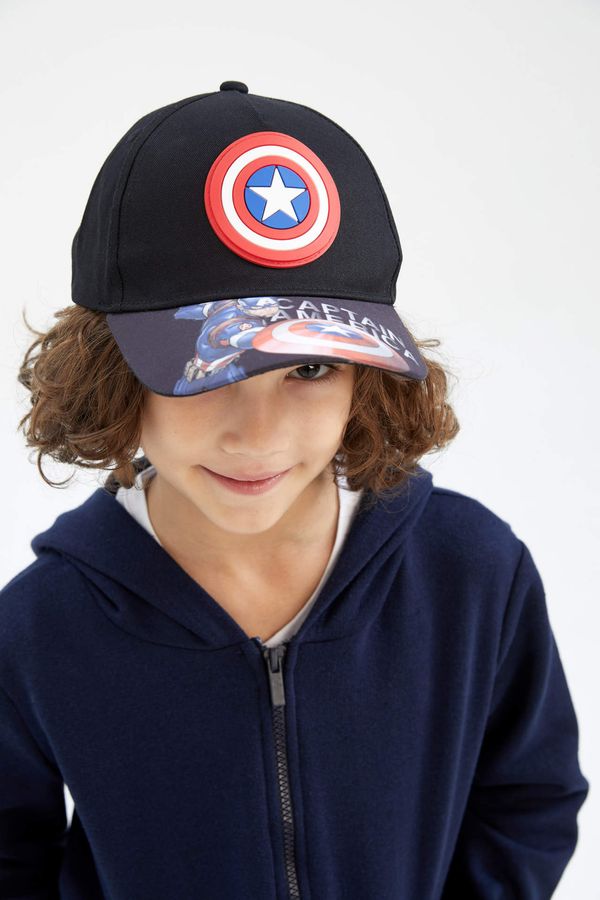 DEFACTO DEFACTO Boy Cotton Printed Avengers Cap Hat
