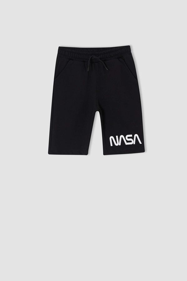 DEFACTO DEFACTO Boy NASA Regular Fit Sweatshirt Fabric Shorts
