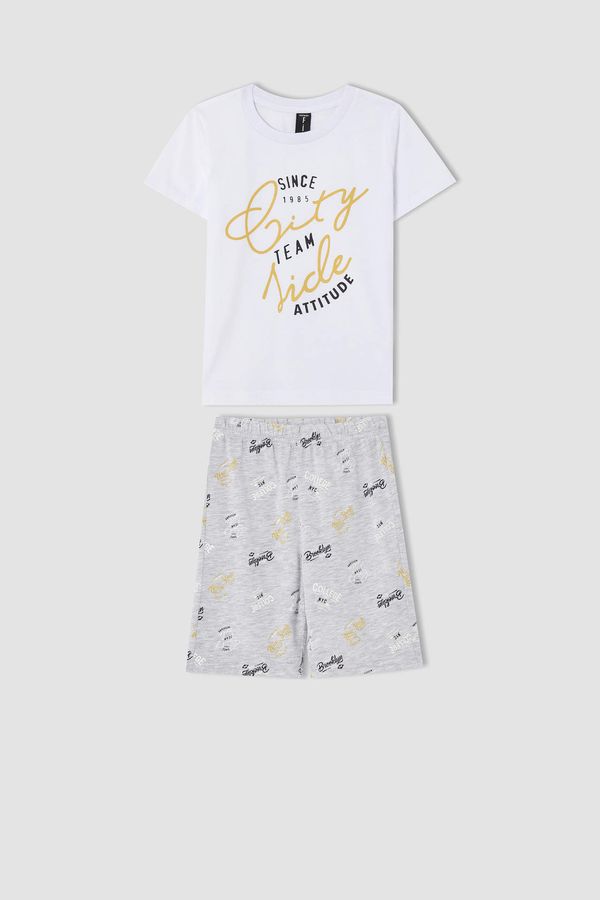 DEFACTO DEFACTO Boy Printed Pyjama Set