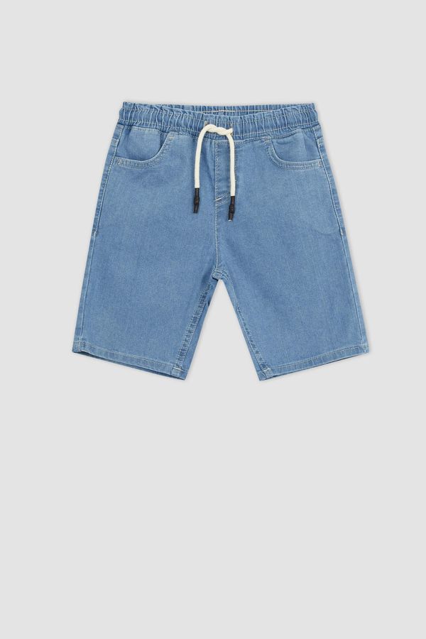 DEFACTO DEFACTO Boy Regular Fit Elasticated Waist Jean Shorts
