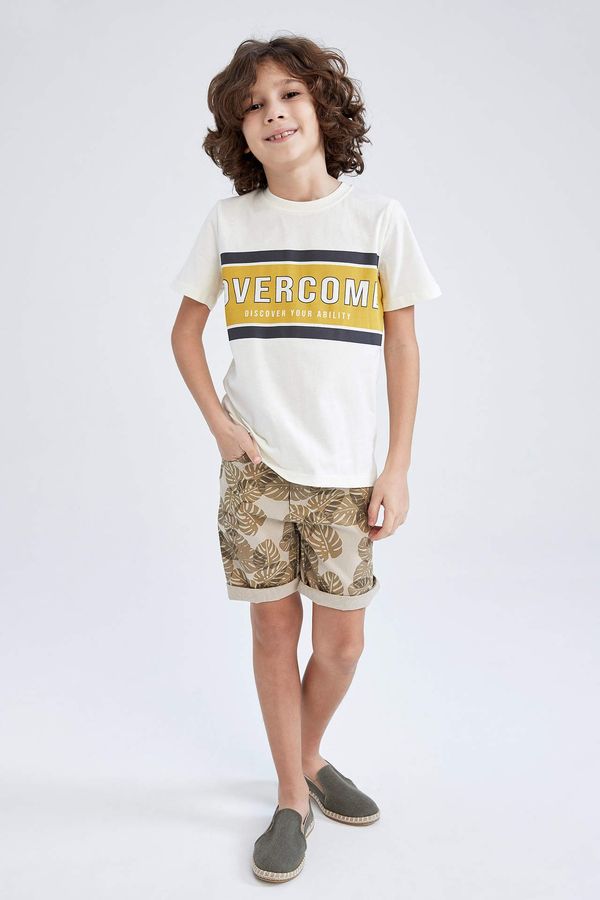 DEFACTO DEFACTO Boy Regular Fit Gabardine Shorts